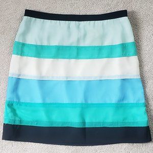 Ann Taylor Striped Skirt 8